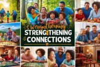 Strengthening Connections through Outdoor Activities, Indoor Games, Family Bonding, and Weekend Adventures